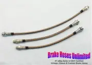 STAINLESS BRAKE HOSE SET Chrysler Town & Country - 1950 1951 1952 1953 1954