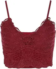 [Generic] Women Bras Plus Size Front Closure Cami Wirefree Bra Comfort Women Yoga Bra Bra Women
