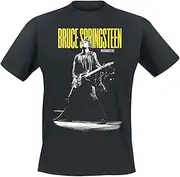 [BRUCE SPRINGSTEEN] T Shirt Winterland Ballroom Guitar Official Mens Black