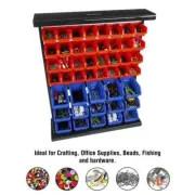 PRO 47 Storage Bin Rack Wall Mounted Tools Shelving Workshop Garage Organiser