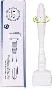 Adjustable Microneedling Derma Stamp Koi Beauty Microneedling Stamp with 140 Individual Real Titanium Micro Needles, Professional Microneedle Dermapen for Face, Body, Hair, Beard Growth at Home