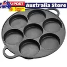 7 Hole Egg Pancake Steak Pans Cast Iron Non-Stick Egg Pie Frying Takoyaki Pans