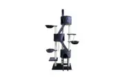 YES4PETS 244 cm XL Multi Level Cat Scratching Post Tree Scratcher Pole- Grey