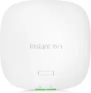 HPE Networking Instant On Access Point AP22 2x2 WiFi 6 Indoor Wireless Access Point | Long Range, Secure, Smart Mesh Support | Power Source Included | AU Model (R6M51A#ABG)