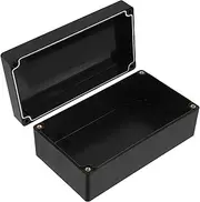 Generic Box Plastic Power Supply Waterproof Box Project Enclosure Electronics Enclosure Outdoor Enclosure for Electronics Plastic Enclosure Outdoor Electrical Outlet Covers Black Abs