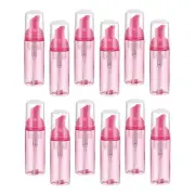 2 Oz Empty Foam Pump Bottle, 12 PCS Soap Dispenser, Clear Red