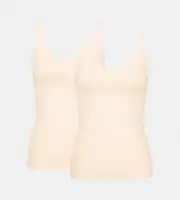 SLOGGI Go Top 2 Pack, Cream XS, S, M, L, XL, Singlet, Triumph Lingerie