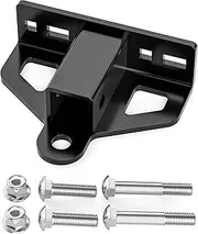 HOWBOW Zero Turn Lawn Mower Hitch, 1-1/4" Receiver, 6mm Thicker Heavy Duty Steel, Universal, Black
