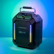 X Echo Waterproof Trolley Speaker 100W 100 Hour Battery Life Black