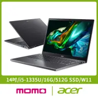 在飛比找momo購物網優惠-【Acer】M365組★14吋i5輕薄筆電(Aspire 5