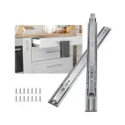10 Pairs Soft Close Drawer Slides 22 inch Full Extension Ball Bearing Side Mo...