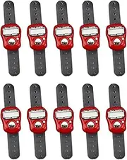 Mellisso 10X LCD Electronic Finger Hand Ring Knitting Row Tally Counter Pedometer Digital Hand Tally Counter Random Color
