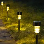 TRY ME✅ Solar Pathway Lights 12pcs Stainless Steel IP44 Waterproof✅Warm White