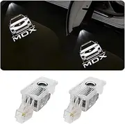 uunonaha 2pcs Car LED Door Logo Projector Ghost Shadow Light Compatible for MDX Series Accessories LED Laser Car Courtesy Step Light