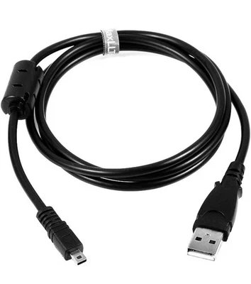 USB Charging Cable for Panasonic LUMIX TZ8 TZ11 TZ15 TZ24 F2 FH25 ZS50 TZ35