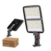 300W LED Parking Lot Light, LED Outdoor Lighting 36000LM 5000K Wall Mount Sec...
