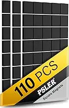 Sukh 110Pcs Square Magnets Magnetic Tape Strip - Magnet Sheets Magnets with Adhesive Backing Magnet on One Side Self Adhesive on The Other Side for Fridge Organisation,Art Project,Classroom
