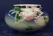 NIB - Franz XP1900 Pansy Squat Vase