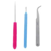 3xPaper DIY Set Quilling Paper Tools Tweezer Needle Pins Slotted Pen Tool Ki CR