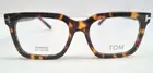 Optical frame Tom Ford Style Glasses Large Style Rectangular, Brown 54 X 19.