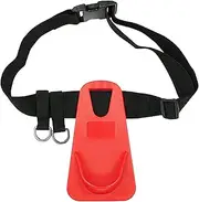 Fishing Rod Support Belt Adjustable Fishing Waist Belt Fishing Tackle Holder Padded Waist Belt Red One Size
