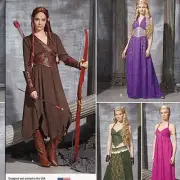 Enchanted Elf Women's Ren Faire Sewing Pattern, Sizes 6-14