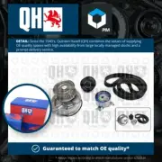 Timing Belt & Water Pump Kit fits OPEL KADETT E 1.7D 92 to 94 17DR Set QH New