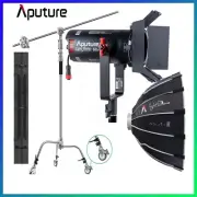 Aputure LS 60d LED Video Light,60W 5600k Daylight + Light Dome Mini III +C Stand