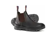 Mongrel Mens Oil Kip Elastic Side Safety Work Boots 240090- Black