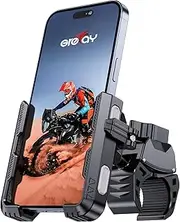Grefay Bicycle Phone Holder Motorcycle Phone Holder 【1S Quick Release Robust Connections】 Anti Shake Universal 360° Bicycle Handlebar Holder for iPhone 15/14/13 Samsung S23/S22 4.5-7" Smartphone
