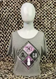 NEW HK Army Quadrants Girls Tank Top - Grey - X-Large