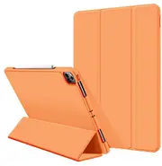 iPad Pro 11 Inch 2020 Soft Tpu Smart Premium Case Auto Sleep Wake Stand Cover Pencil holder Orange