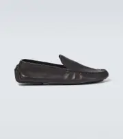 [The Row] The Row Lucca leather loafers AU 8 black