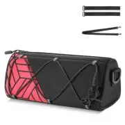 Electric bicycle handlebar bag large capacity and practical green color