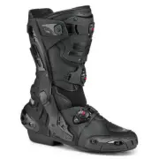 Sidi Rex Air Boot Tecno-3 Push Closure System Motorcycle Road Boot Black