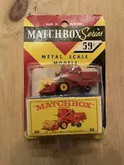 Matchbox Series #65 Claas Combine Harvester On Card.