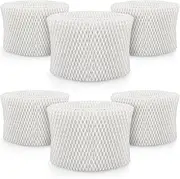 WF2 Humidifier Filter Replacement for Vicks & Kaz Starry Night Cool Mist Humidifier V3500N V3700 V3100 V3900, for Sunbeam 1118 Series and Honeywell HCM-300T Relion WA-8D Enviracaire ECM-500- 6 Pack