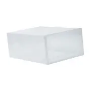 Stackable Shoe Box Fold Out Shelf Display Case for Closet Under Bed Home