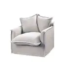 The Cloud Single Seater with Cloudy Grey Slipcover