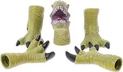 SUPVOX 1Set Interactive Dinosaurs Creative Hand Puppet Family Plaything for Fun Dinosaur Characters Enhances Learning Communication Skills for Parent Interaction