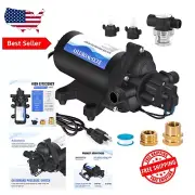 Multipurpose 110V Diaphragm Water Pump with 4.0GPM Flow and Garden Adapters