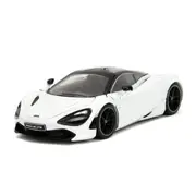 Jada 1:24 Scale Pink Slips Mclaren 720S White Diecast Vehicle Model
