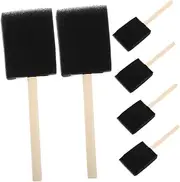 Stimulate Creativity Boys and Girls Painting Sponge Brush Set Wooden Handles