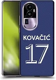 Head Case Designs Officially Licensed Chelsea Football Club Mateo Kovacic 2020/21 Players Home Kit Group 1 Soft Gel Case Compatible with Oppo Reno10 Pro+