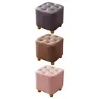 Small Footstool Ottoman Shoe Changing Stool Foot Rest Stool Comfortable Step