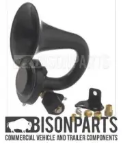 *COMMERCIAL VEHICLE, TRUCK, BUS & VAN JERICHO AIR HORN WITH 24V RELAY BP97-011