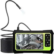 1080P Dual Lens Endoscope Camera, with 4.3inch ISP Screen, Waterproof Borescope Inspection Camera with 8mm Front & Side-View Dual Lens (Size : 5M/16.4FT Cable)