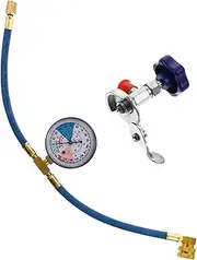 GLEAVI 1 Set Air Conditioner Supplementary Pipe Can Tap with Gauge Ac Charging Gauges Adding Tube Universal Tube Commercial Air Conditioner Pipe Tapered Reamer Aluminum