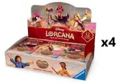 SEALED CASE! 4x Lorcana: Reign of Jafar Booster Box