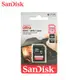 SANDISK 256G Ultra SD Class10 UHS-I (SD-SDU-NR-256G) 讀取速度 100MB /s 記憶卡